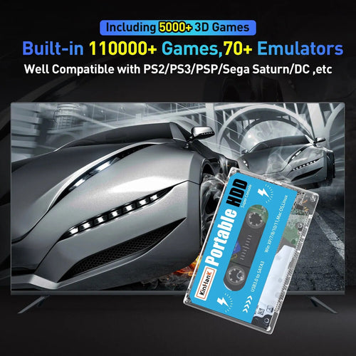 Pocket Super Console Ultimate Retro Disk Gaming Console Cassette