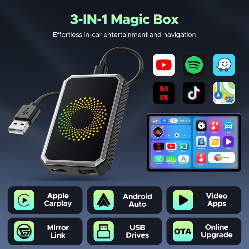 Cut the Cord. Unlock Netflix, YouTube & TikTok on Your Car Screen.