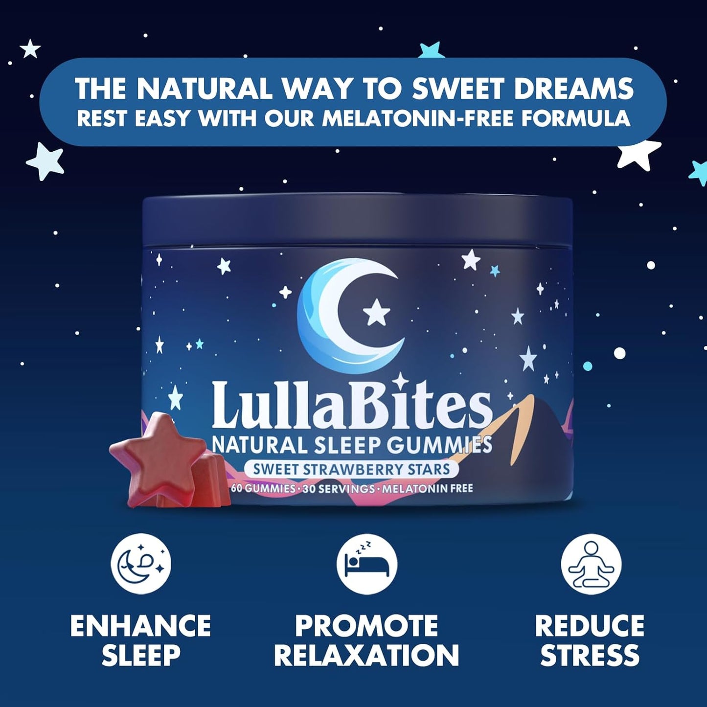 Deep Sleep Gummies | Wake Up Refreshed & No Grogginess