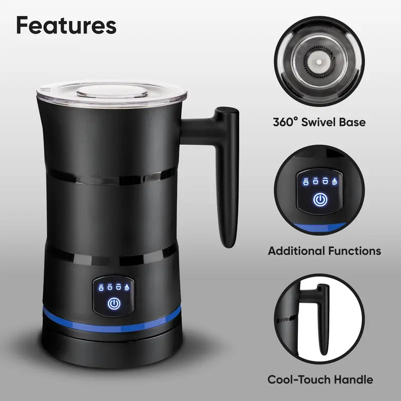 Barista-Grade Foam. At Your Fingertips
