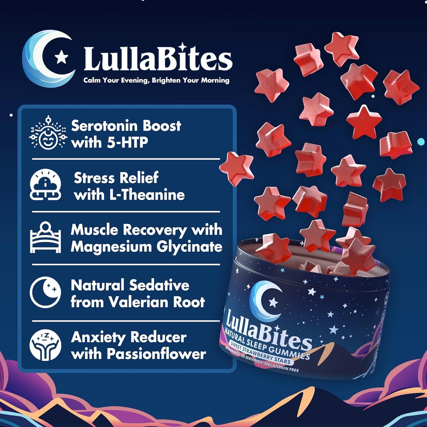 Deep Sleep Gummies | Wake Up Refreshed & No Grogginess