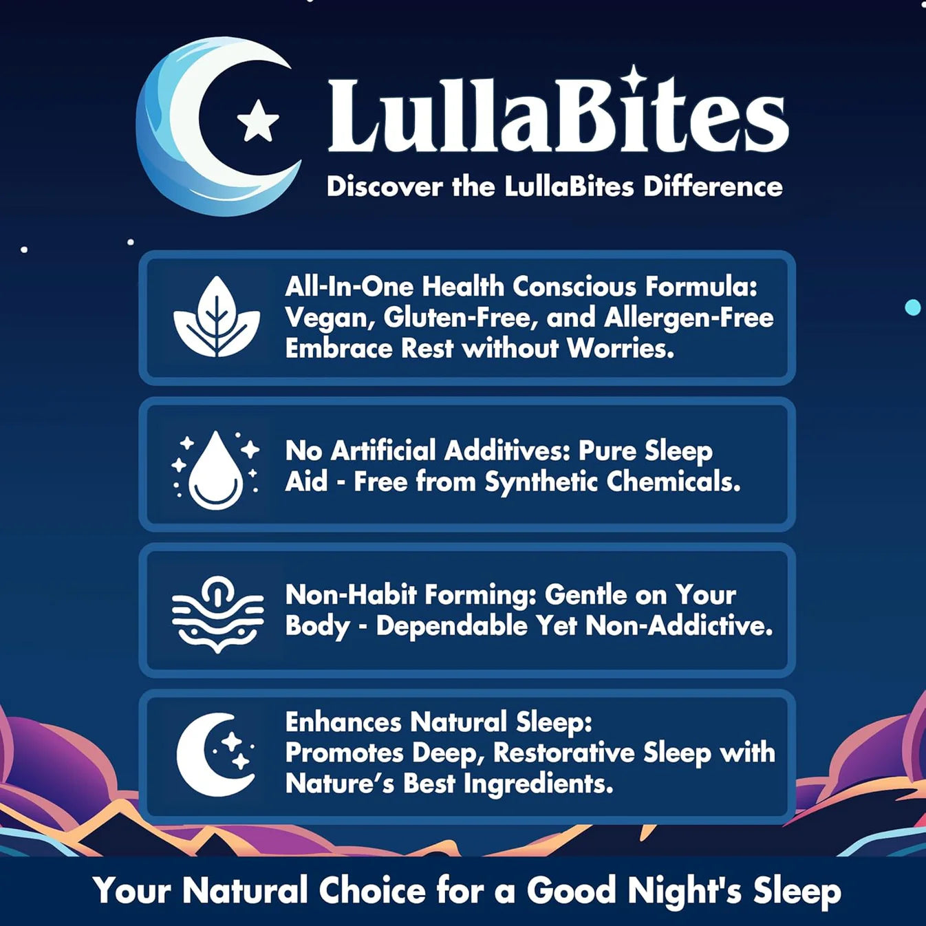 Fall Asleep Faster. Wake Up Brighter