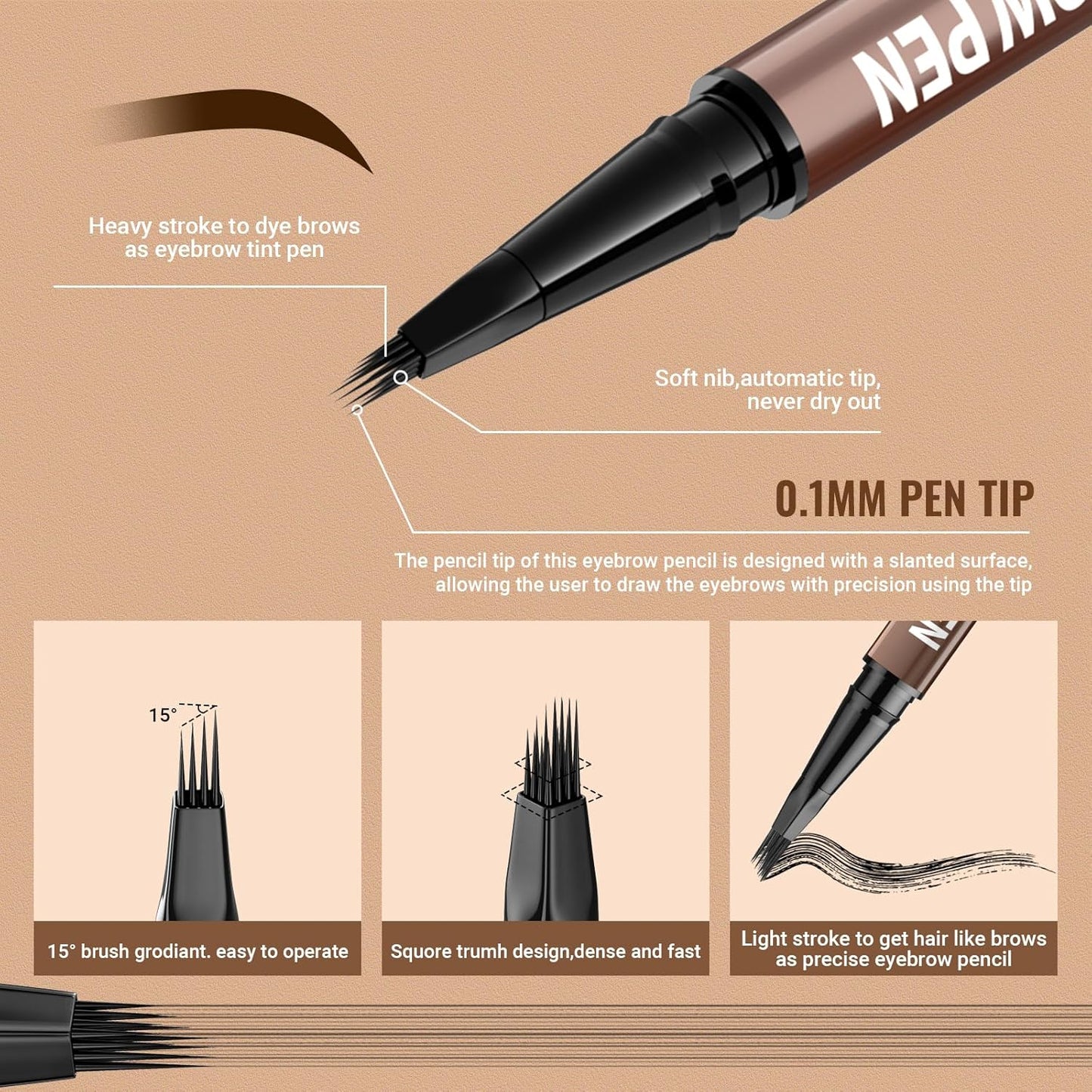 Microbladed Brows. No Needle Required - 2 Pack | 1 Set