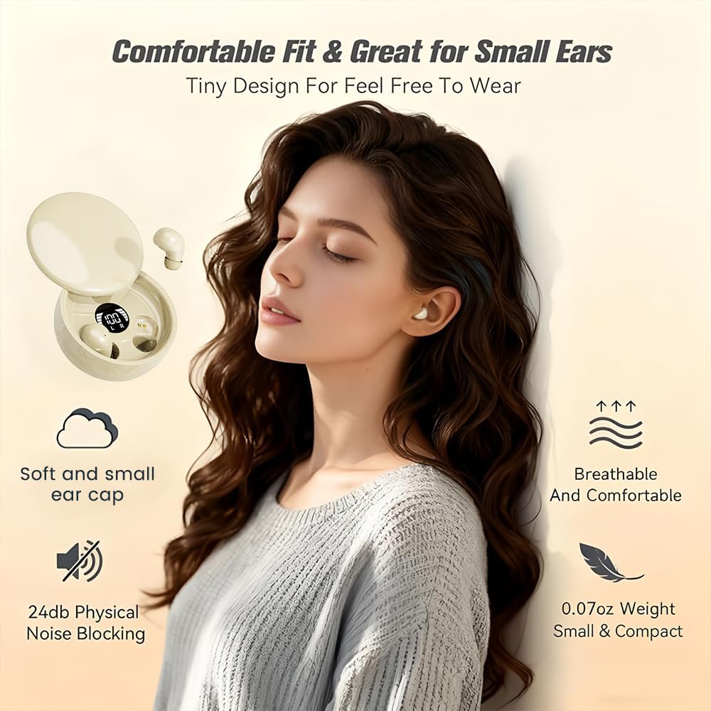 The World's Smallest Earbuds. Designed for Sleep