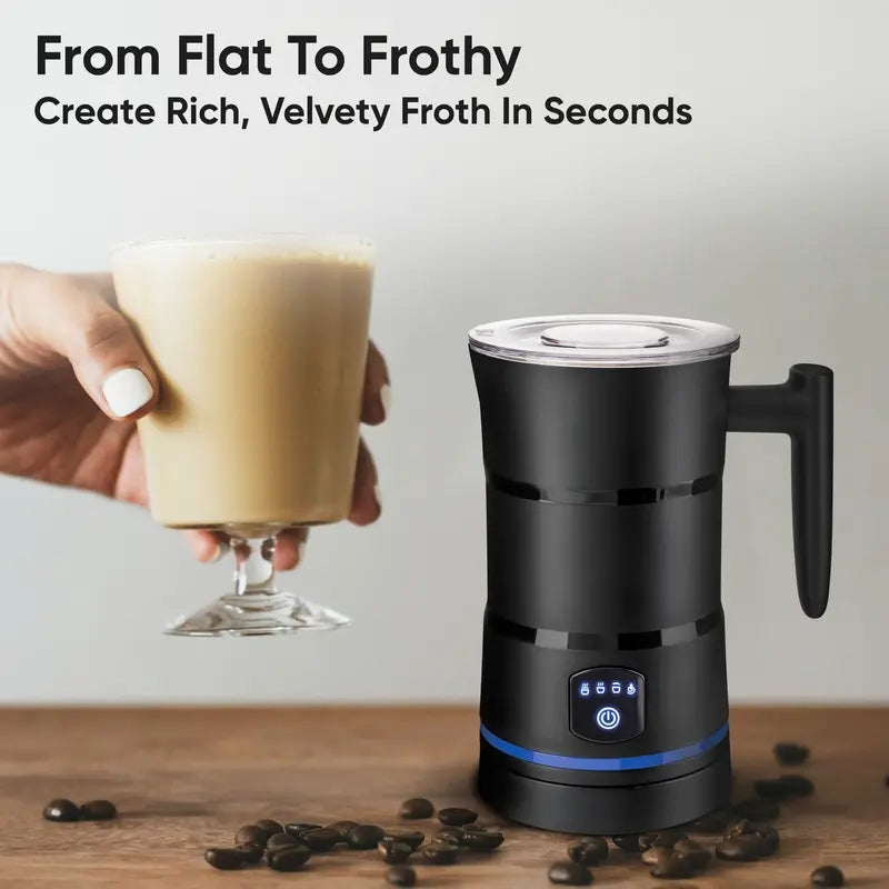 Barista-Grade Foam. At Your Fingertips