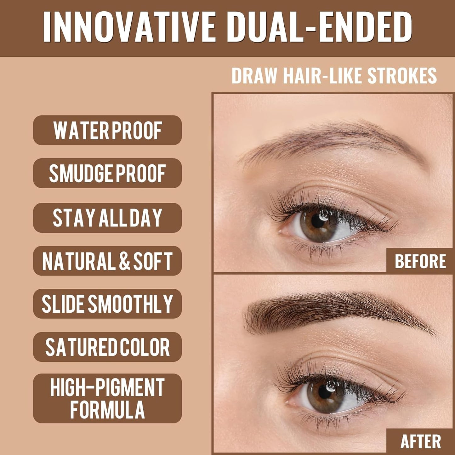 Microbladed Brows. No Needle Required - 2 Pack | 1 Set