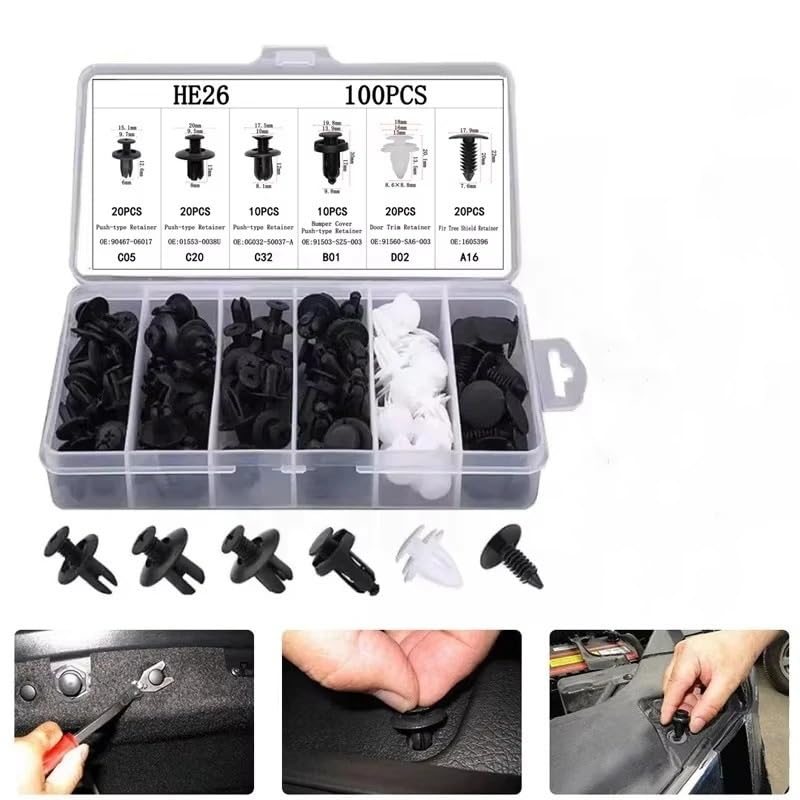 Professional Grade Fastening. No More Loose Panels - 2 Pack